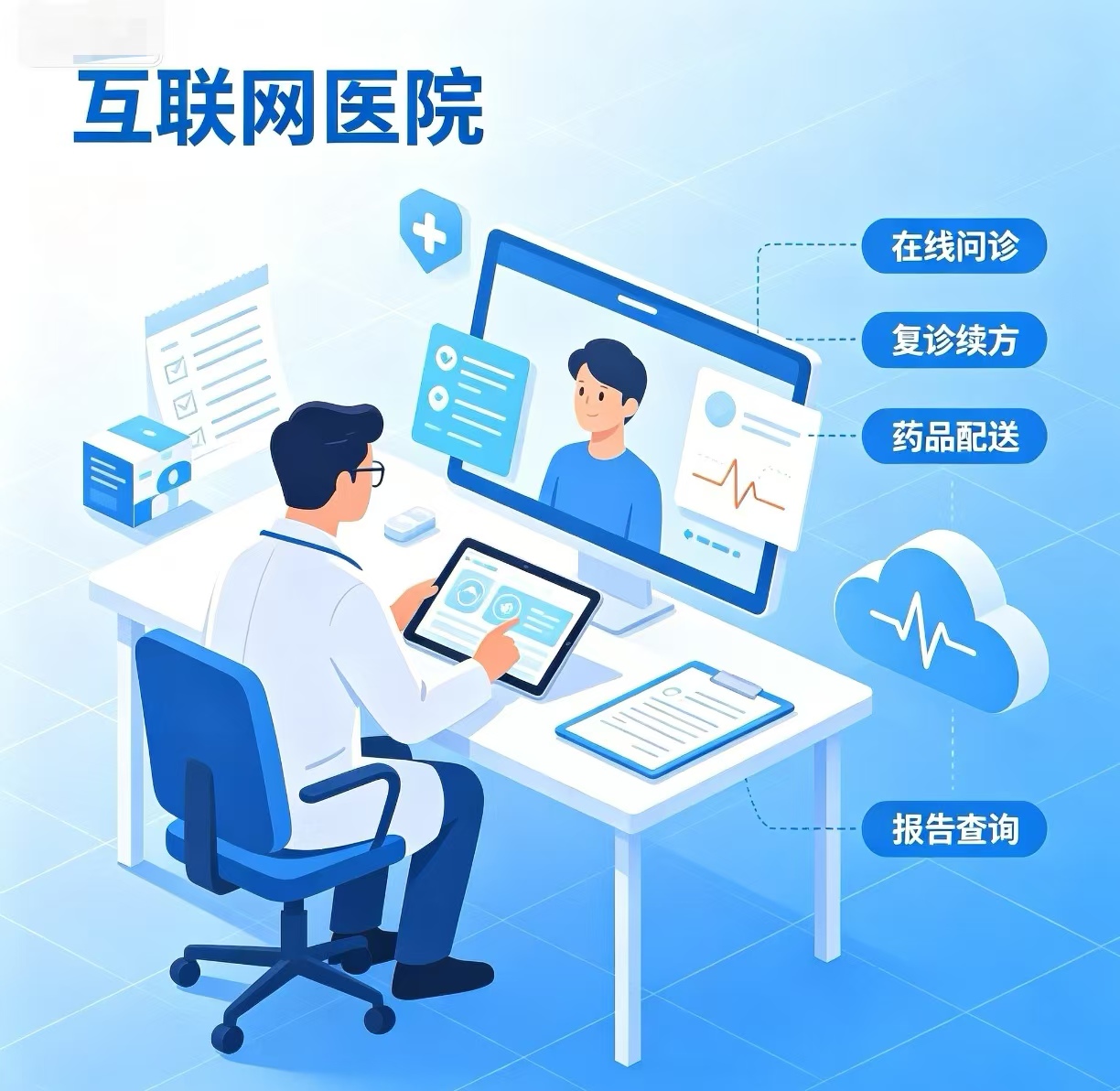 互联网医院：实体医疗机构数字化转型的新引擎